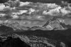 USA, Wyoming. Grand Teton is visible from Taylor mountain. Art Print